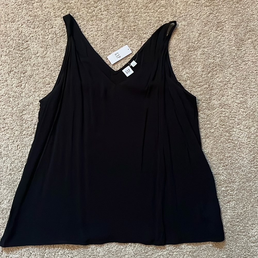 Black tank top